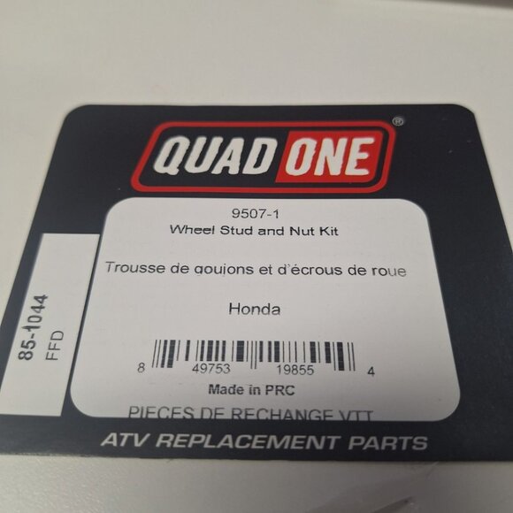 Quad One Honda Wheel Stud Nut Kit 9507-1 TRX FourTrax Foreman Rubican 4x4 ATV - Picture 2 of 6